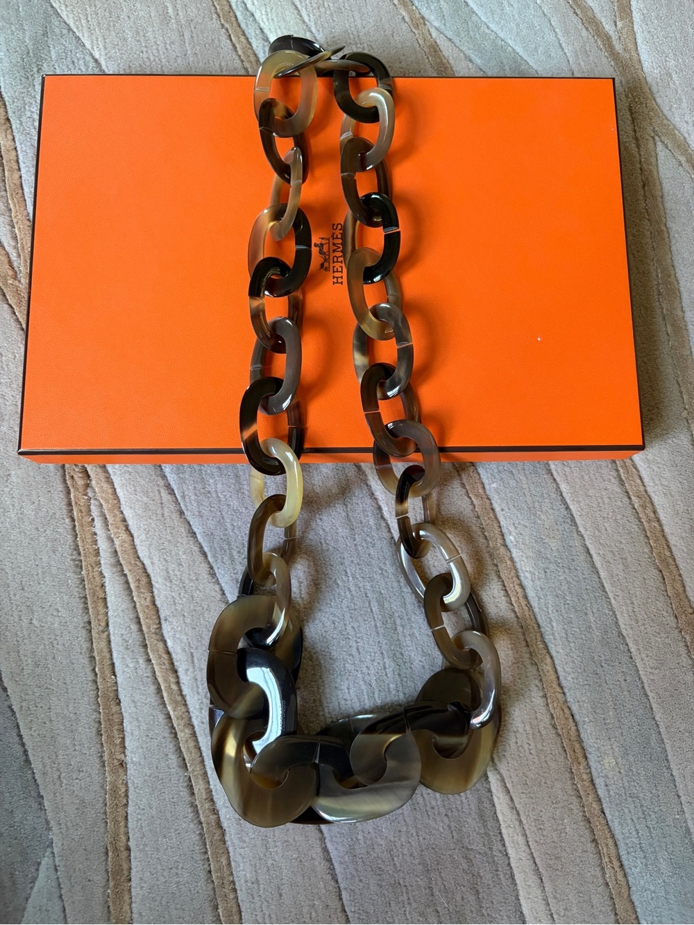 Hermes Kali horn necklace